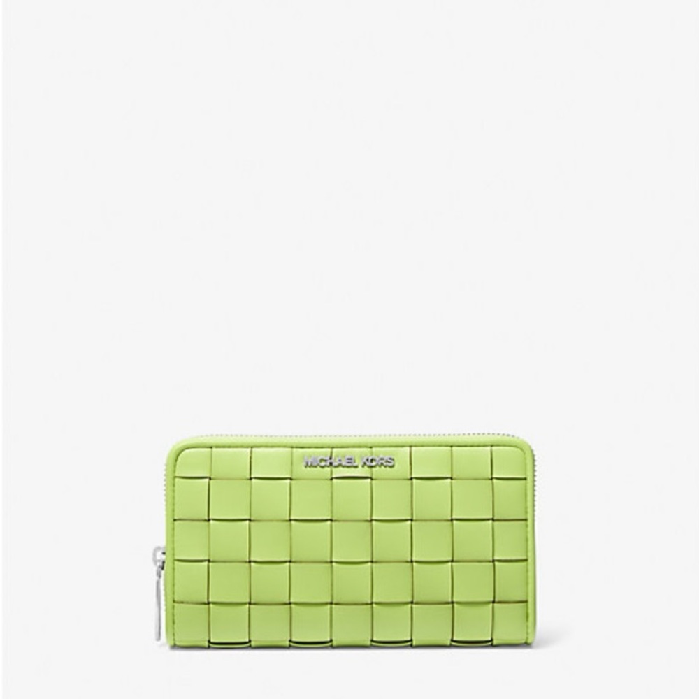 Jet Set Medium Woven Wallet